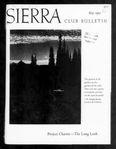Sierra Club Bulletin 1961 Vol 46 No 5 May thumbnail